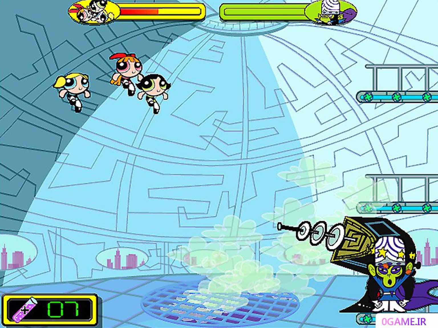 دانلود بازی دختران نیرومند (The Powerpuff Girls) نسخه کامل برای کامپیوتر