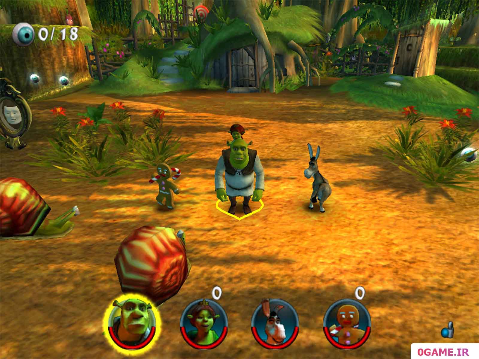  دانلود بازی (Shrek 2: Team Action) نسخه کامل