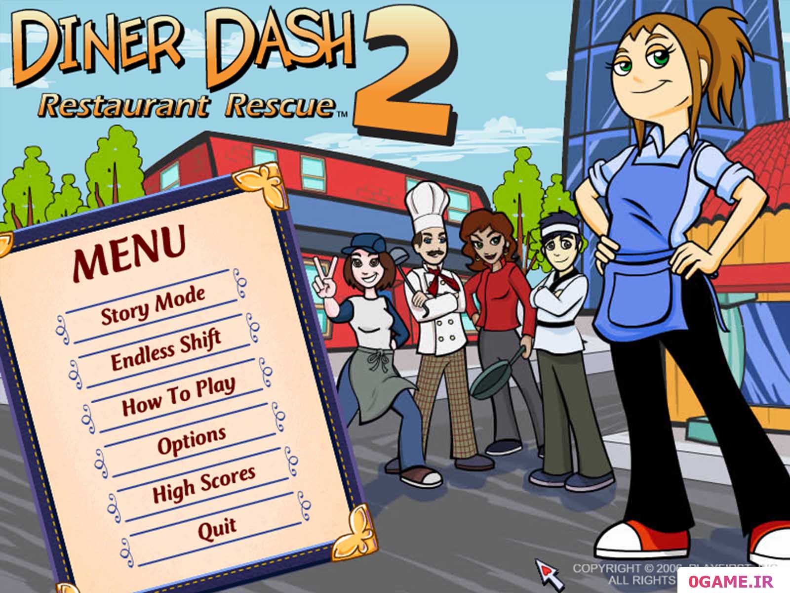 دانلود بازی دینر دش 2 (Diner Dash 2: Restaurant Rescue) نسخه کامل برای کامپیوتر