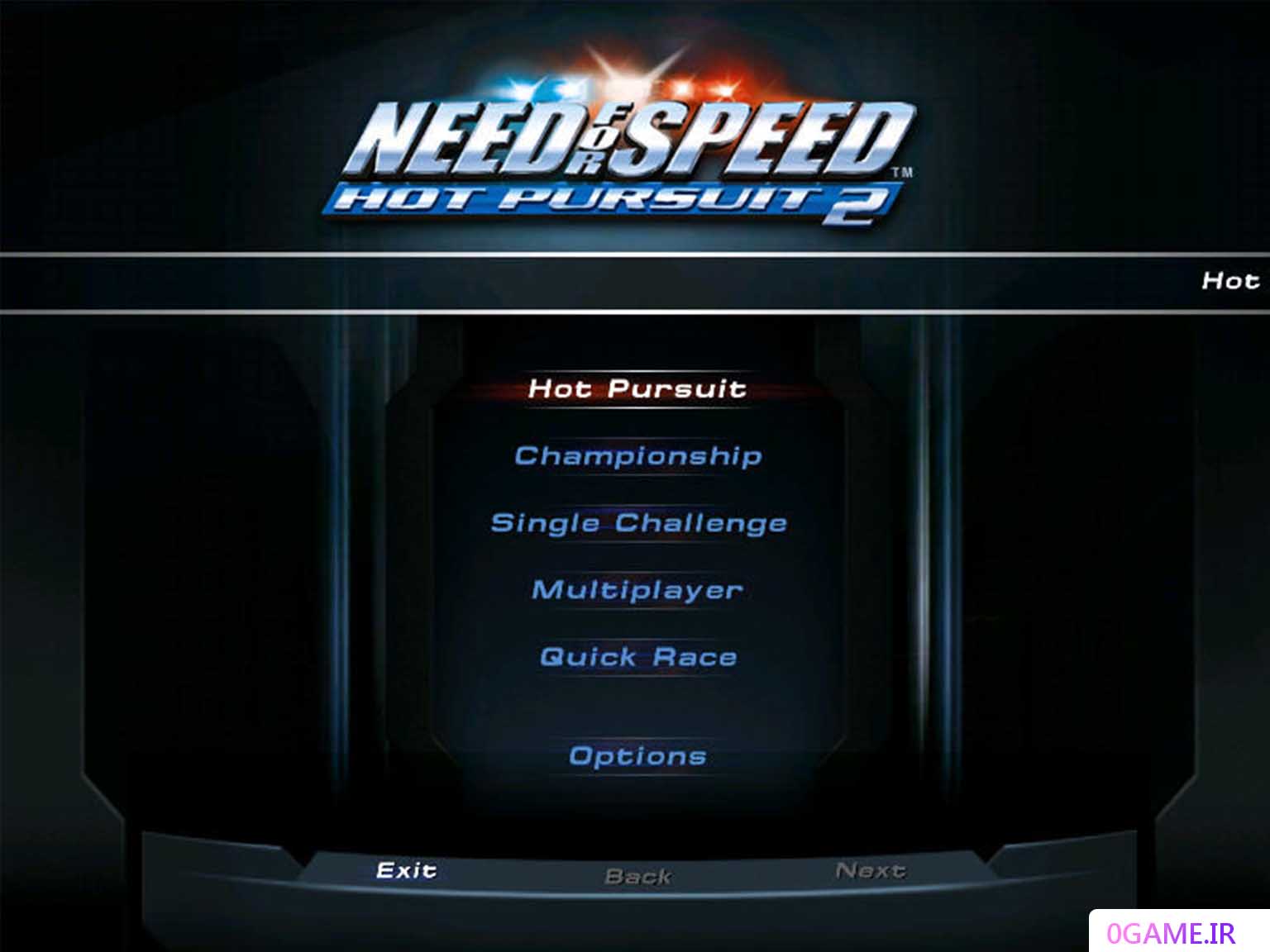 دانلود بازی نید فور اسپید هات پرسویت 2 (NFS: HP2) نسخه کامل برای کامپیوتر