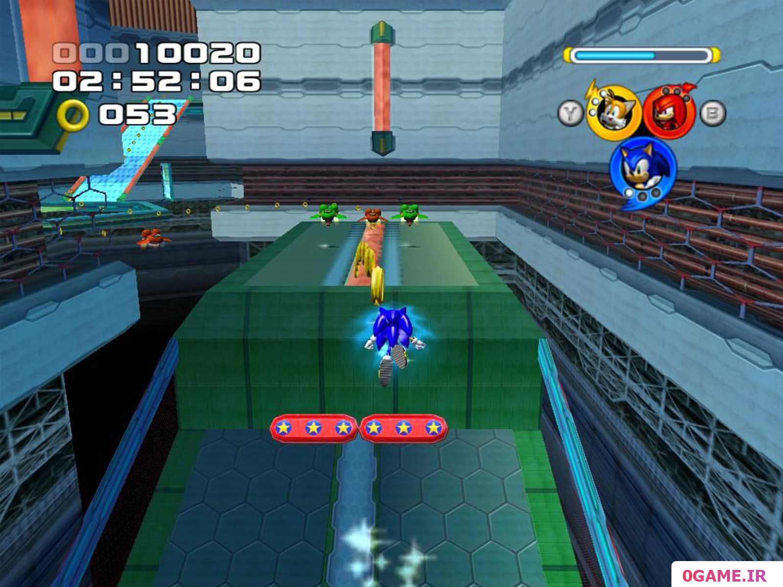دانلود بازی قهرمانان سونیک (Sonic Heroes) نسخه کامل برای کامپیوتر