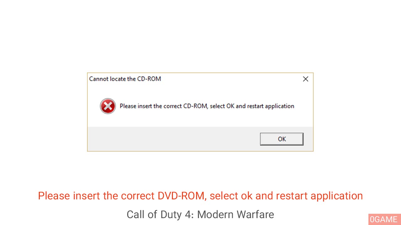 cod4 player iw3mp.exe has stoped working