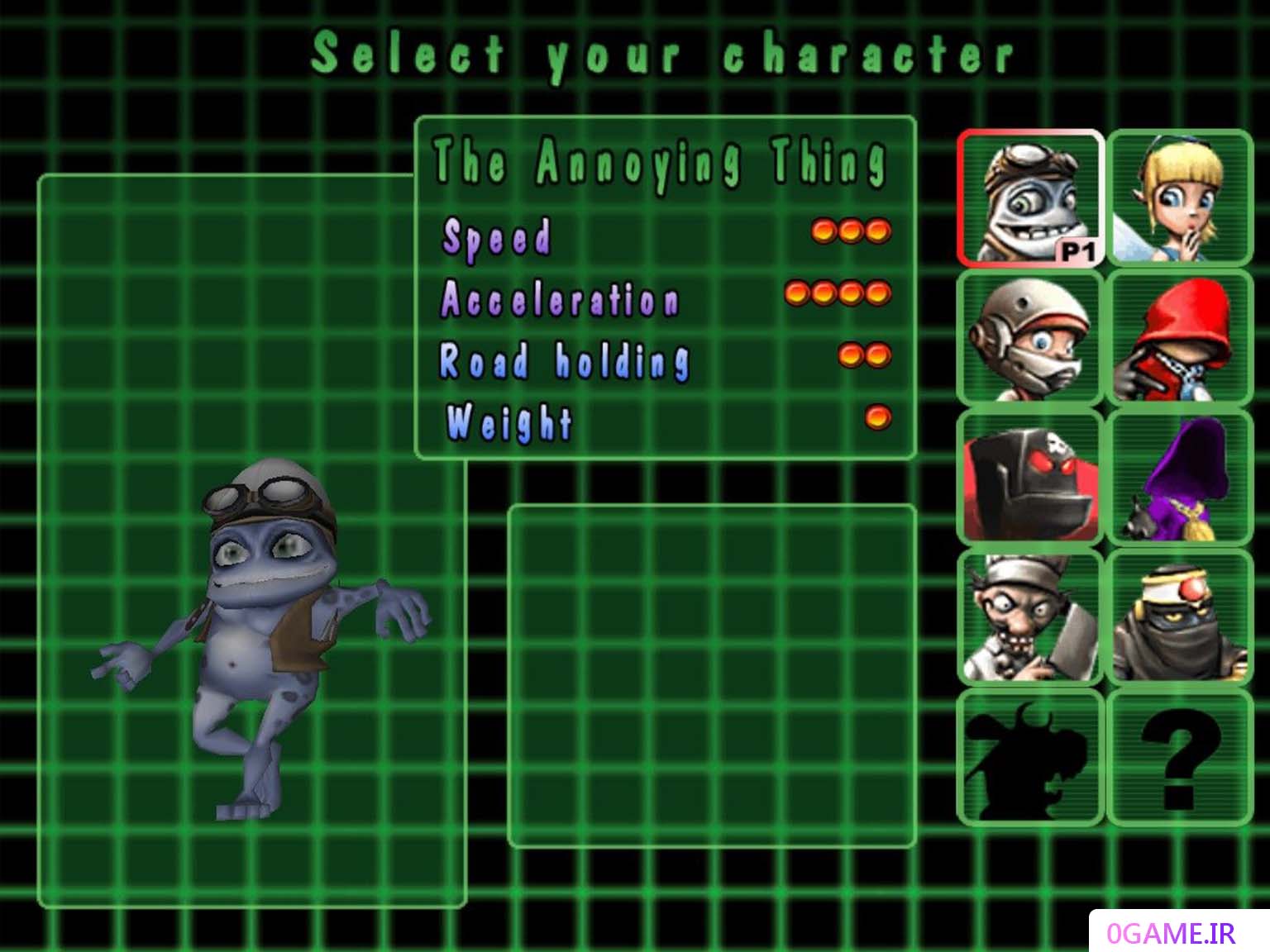 دانلود بازی  (Crazy Frog Racer) نسخه کامل برای کامپیوتر
