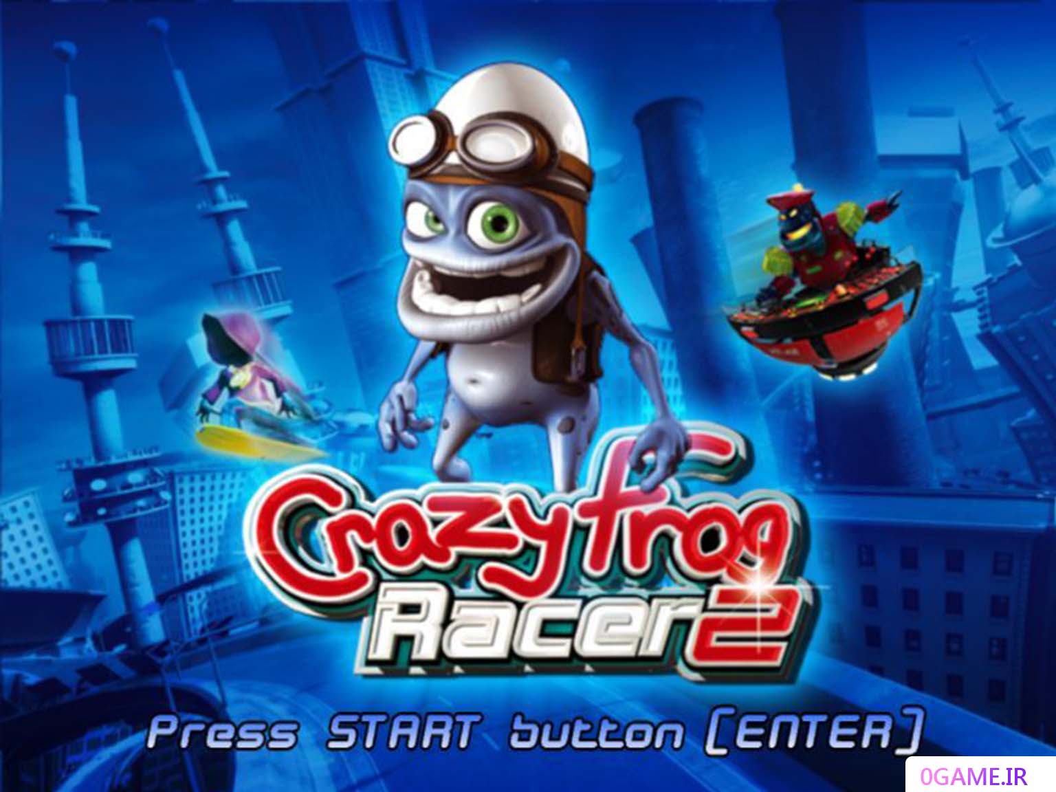 دانلود بازی قورباغه دیوانه 2 (Crazy Frog Racer) نسخه کامل برای کامپیوتر