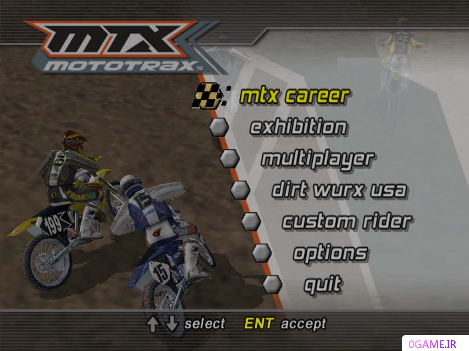 دانلود بازی موتور سواری (MTX Mototrax) نسخه کامل برای کامپیوتر