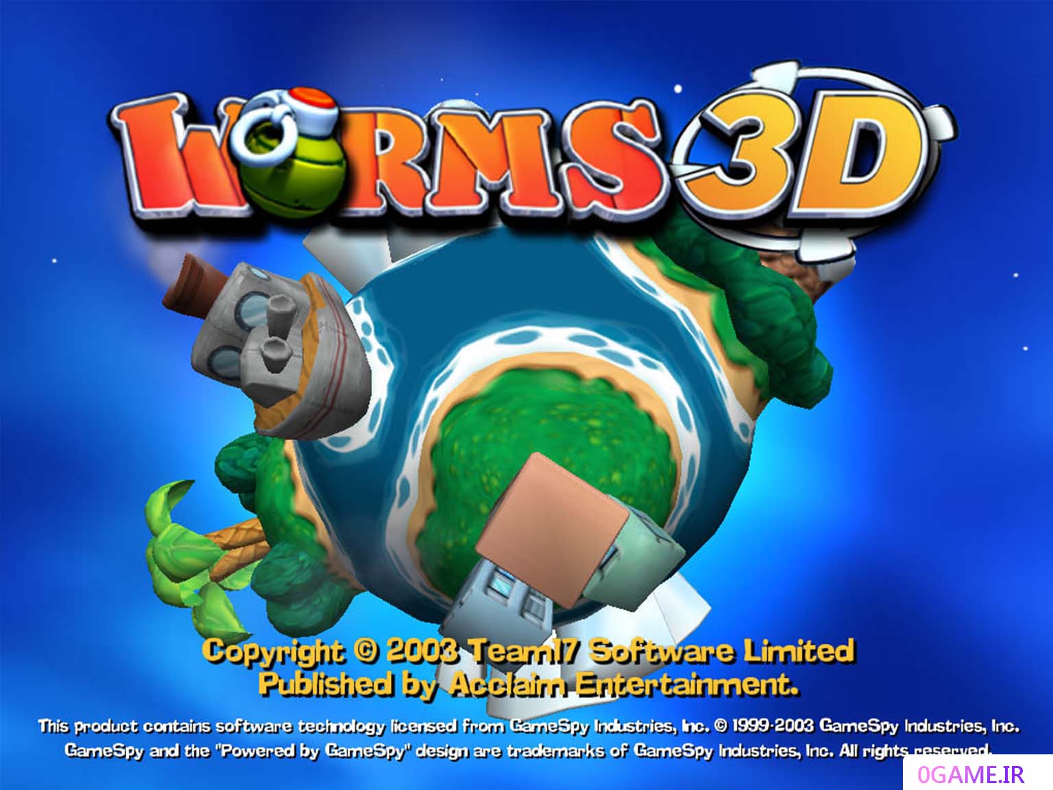 دانلود بازی کرم های سه بعدی (Worms 3D) نسخه کامل برای کامپیوتر