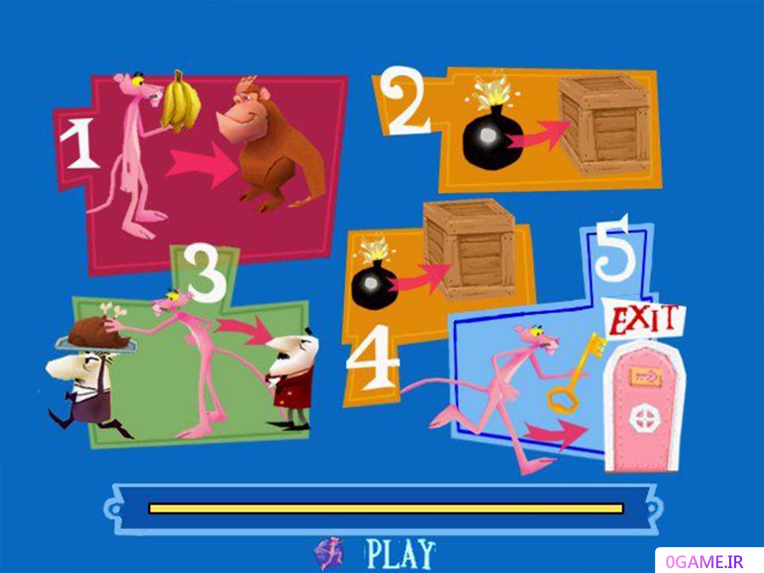 دانلود بازی پلنگ صورتی (Pink Panther) نسخه کامل برای کامپیوتر