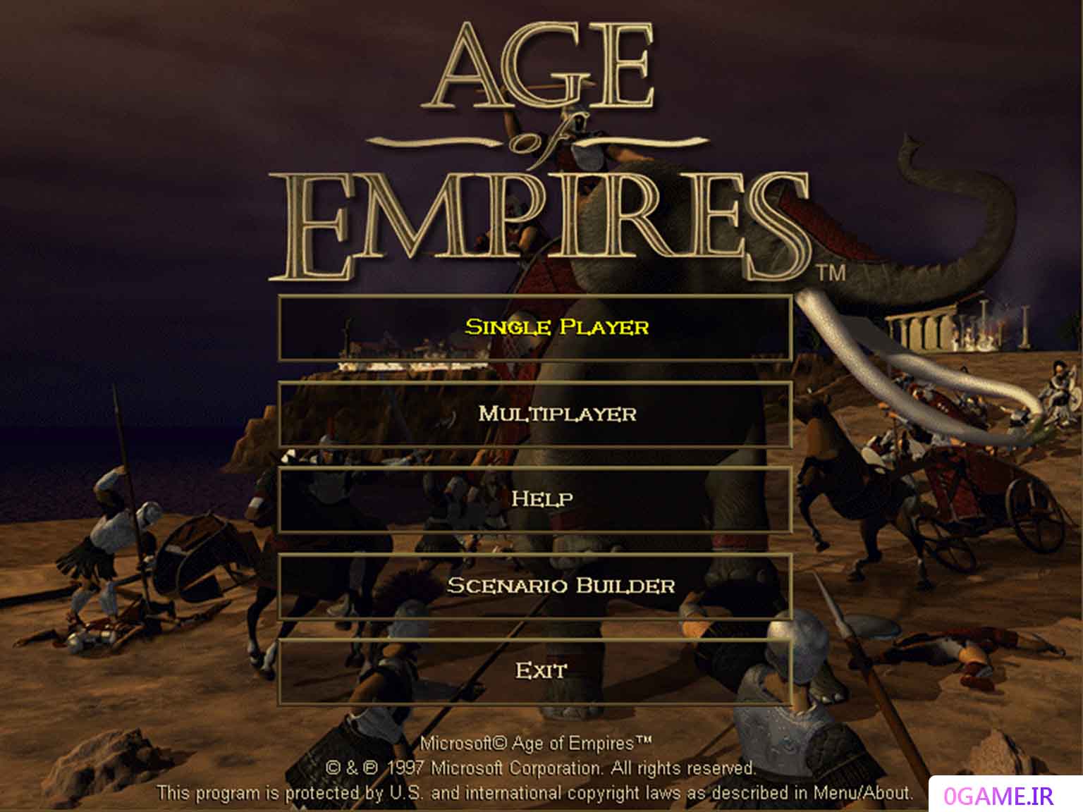دانلود بازی عصر امپراطوری 1 (Age of Empires) نسخه کامل برای کامپیوتر