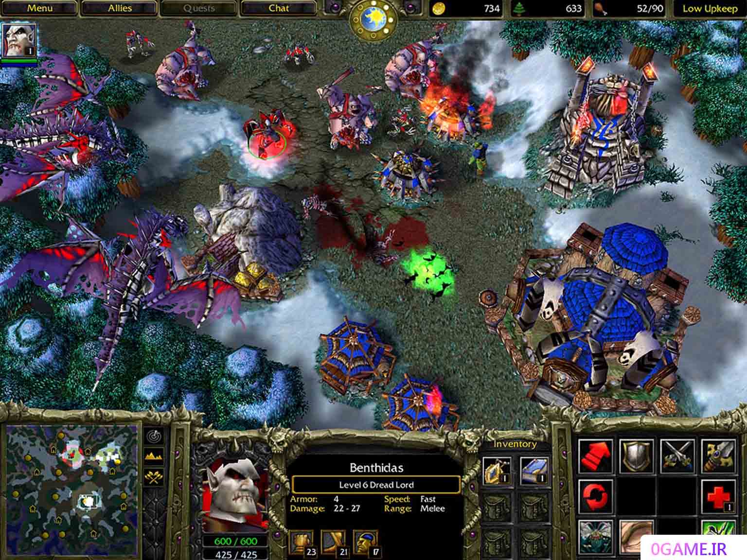 دانلود بازی وارکرفت ۳ (Warcraft III) نسخه کامل برای کامپیوتر