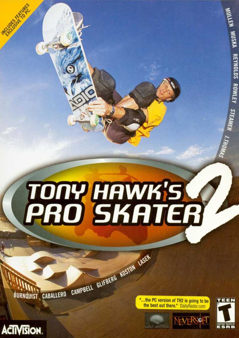 دانلود بازی تونی هاک (Tony Hawk's Pro Skater 2) نسخه کامل برای کامپیوتر