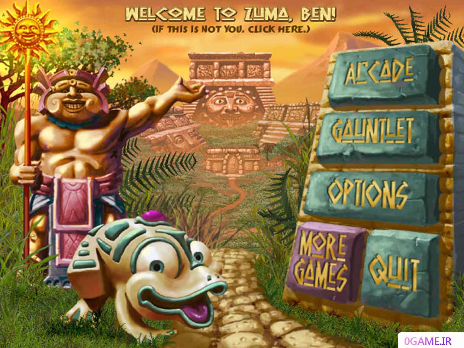 دانلود بازی زوما دلوکس (Zuma Deluxe) نسخه کامل برای کامپیوتر