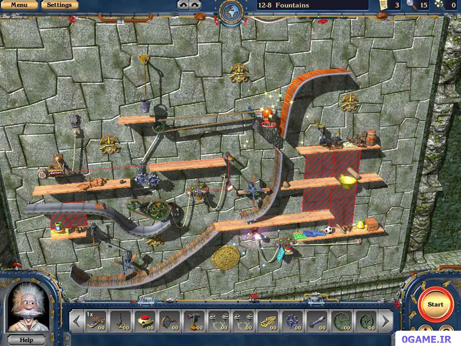 دانلود بازی ماشین های دیوانه 2 (Crazy Machines II) نسخه کامل برای کامپیوتر